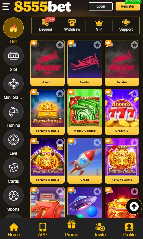 8555Bet Game Download APK latest version for Android Pakistan
